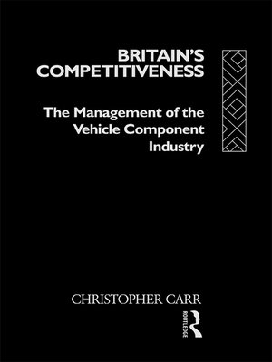 cover image of Britain's Competitiveness